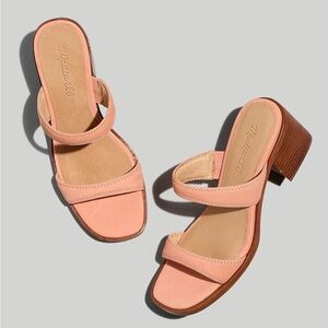Madewell The Saige Double-Strap Sandal In Nubuck